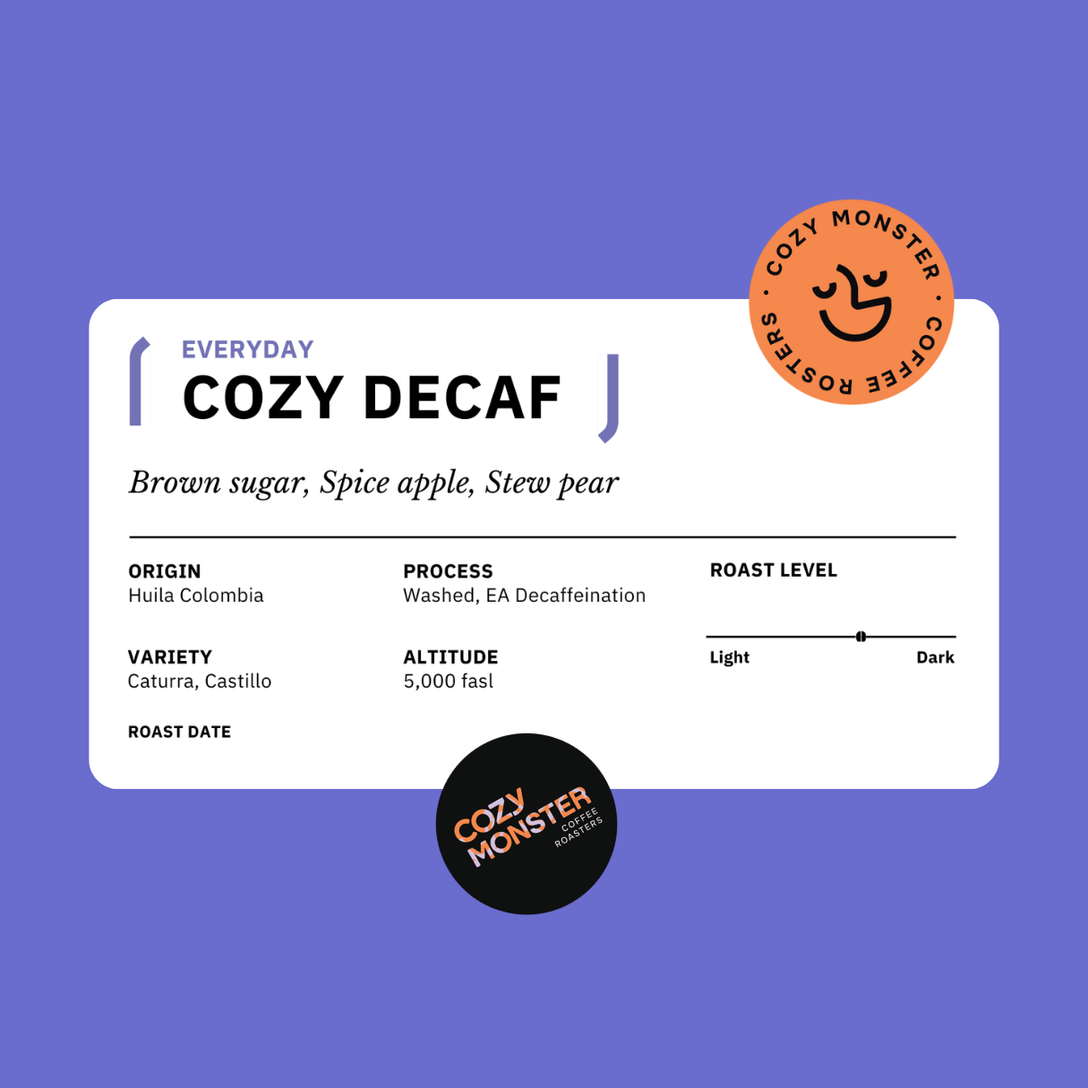COZY DECAF - For Everyday Brew