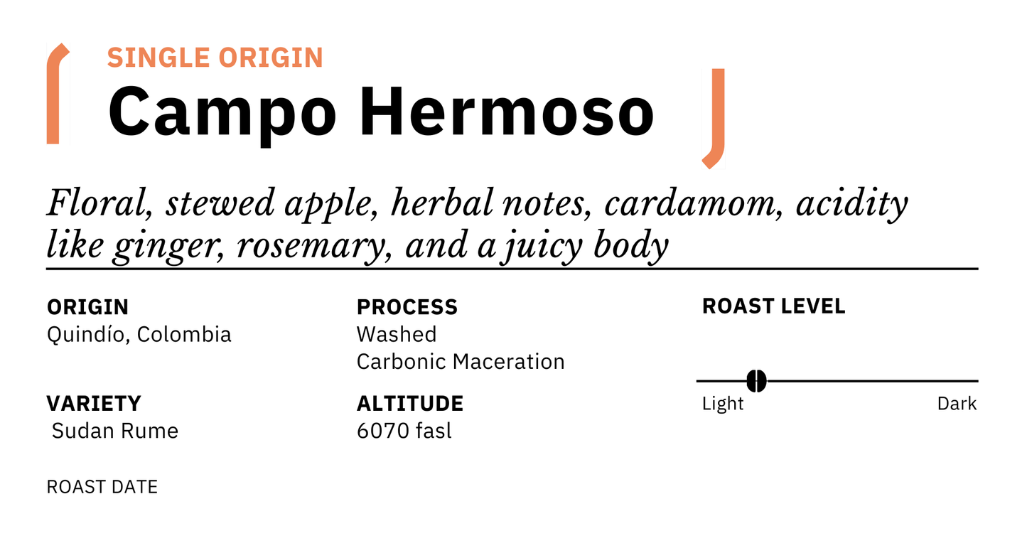 Campo Hermoso Sudan Rume – Washed CM